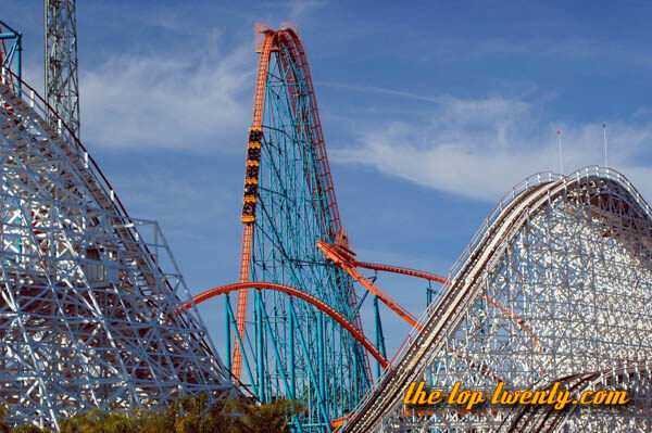 Goliath Six Flags Magic Mountain usa roller coaster